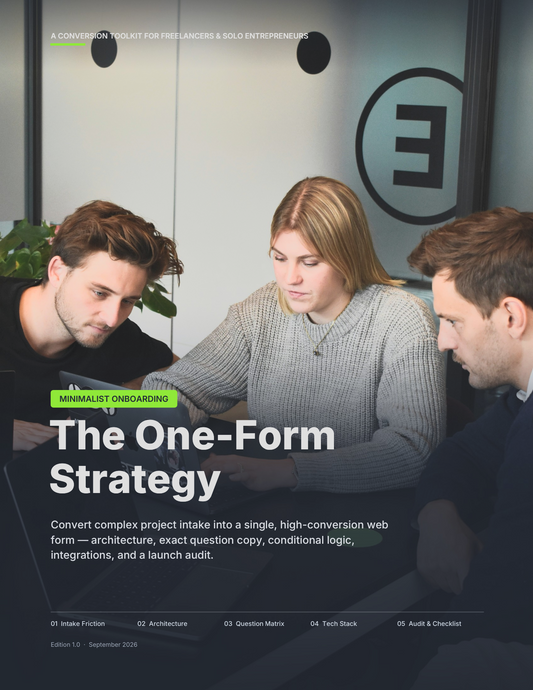 The Complete Client Intake Bundle: One-Form Strategy + Swipe Kit