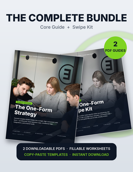 The Complete Client Intake Bundle: One-Form Strategy + Swipe Kit