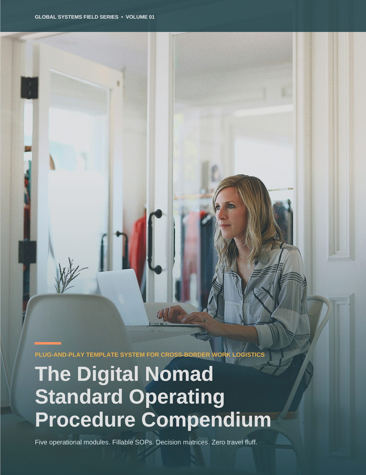 Digital Nomad SOP Compendium cover – fillable PDF template system for cross-border remote work